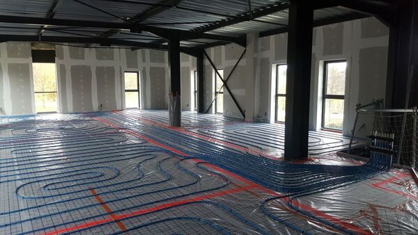 Installation chauffage au sol